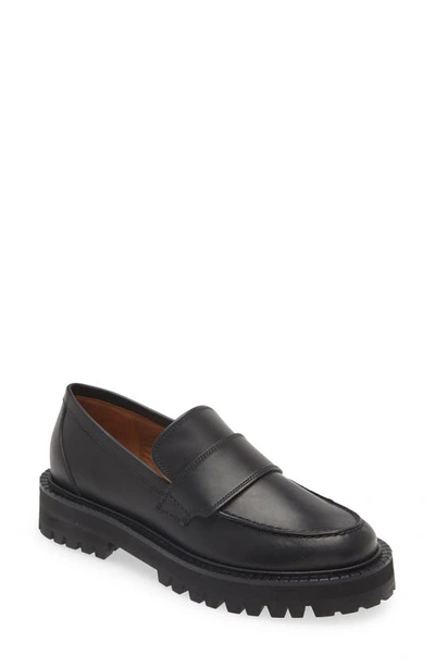 Shop Atp Atelier Arechi Platform Loafer In Black