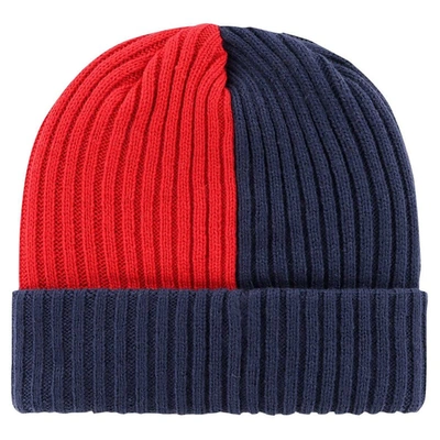 Shop 47 ' Navy New England Patriots Fracture Cuffed Knit Hat