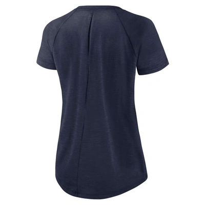 Shop Nike White/heather Scarlet New England Patriots Back Slit Lightweight Fashion T-shirt