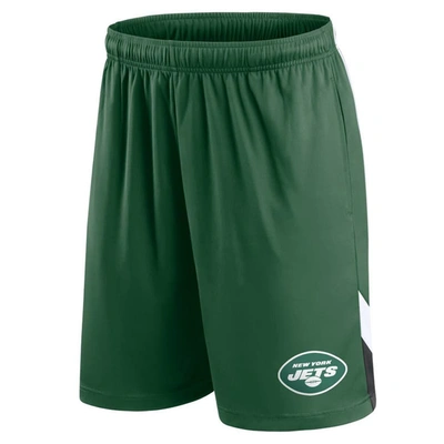 Shop Fanatics Branded Green New York Jets Interlock Shorts