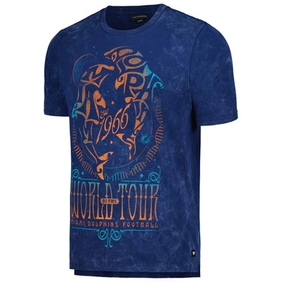 Shop The Wild Collective Unisex  Navy Miami Dolphins Tour Band T-shirt