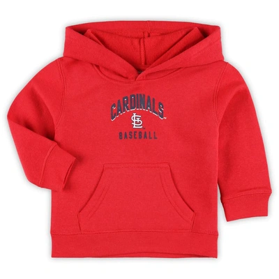 Shop Outerstuff Infant Red/heather Gray St. Louis Cardinals Play By Play Pullover Hoodie & Pants Set