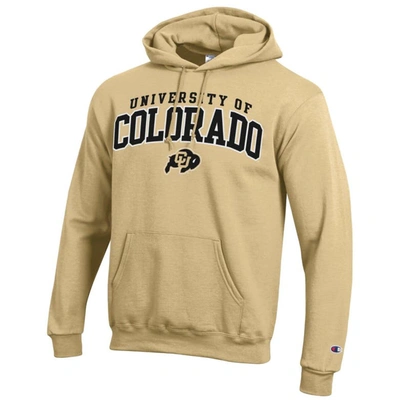 Shop Champion Gold Colorado Buffaloes Property Of Powerblend Pullover Hoodie