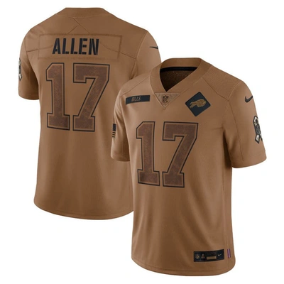 Shop Nike Josh Allen Brown Buffalo Bills 2023 Salute To Service Limited Jersey
