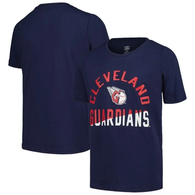 Shop Outerstuff Youth Navy Cleveland Guardians Halftime T-shirt
