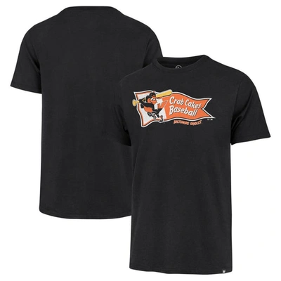 Shop 47 ' Black Baltimore Orioles Regional Franklin T-shirt