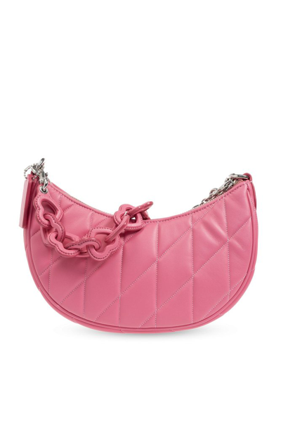 Shop Coach Mira Zipped Shoulder Bag In Pink