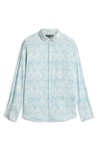 Shop John Varvatos Ross Slim Fit Button-up Shirt In Frost Blue