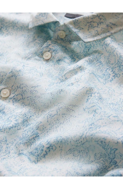 Shop John Varvatos Ross Slim Fit Button-up Shirt In Frost Blue