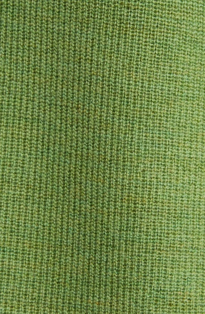 Shop Eileen Fisher Funnel Neck Merino Wool Sweater In Peridot