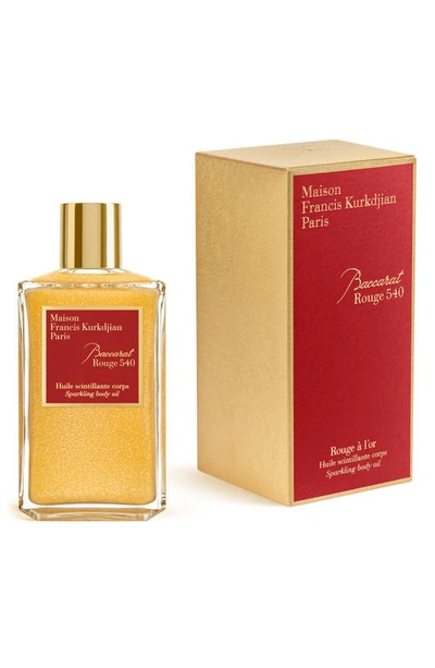 Maison Francis Kurkdjian Baccarat Rouge 540 Scented Sparkling Body Oil 6.8 Oz.