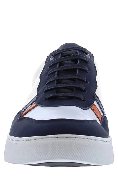 Robert Graham Fawcett Sneaker In Navy