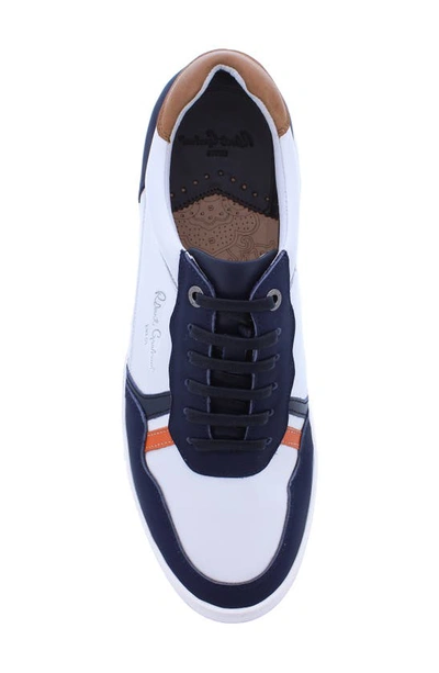 Robert Graham Fawcett Sneaker In Navy