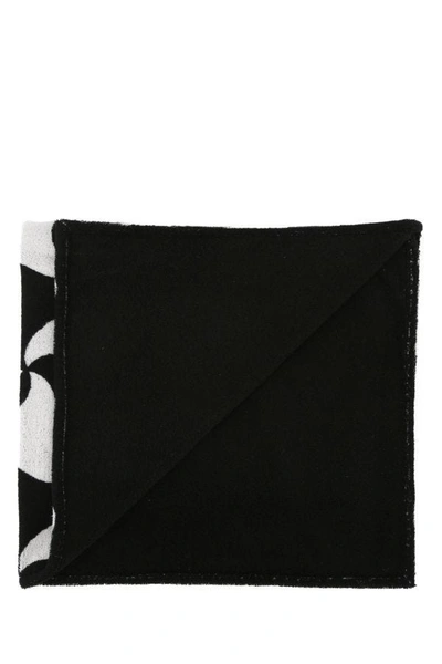 Bottega Veneta Man Embroidered Terry Beach Towel In Multicolor