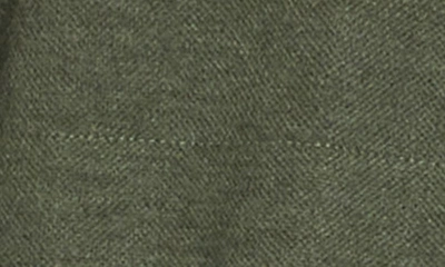 Shop Civil Society Piqué Knit Jacket In Heather Dark Olive