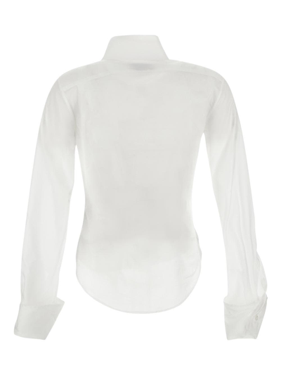 Shop Vivienne Westwood Wizard Frill Shirt In White