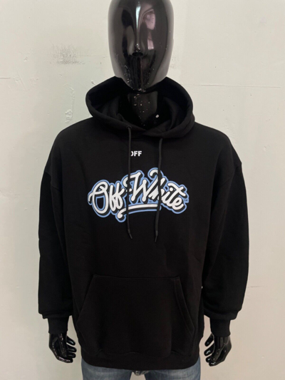 Pre-owned Off-white Sweatshirt  Size Xl Man Black Cotton Chicago Bulls Jersey Print