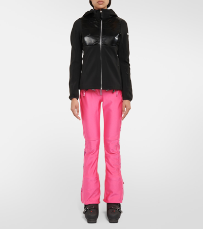 Shop Jet Set Tiby Star-appliqué Flared Ski Pants In Pink