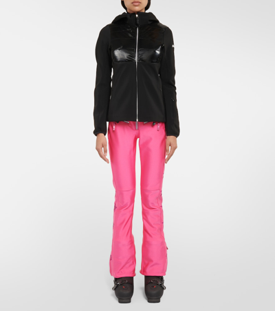 Jet Set Tiby Star-appliqué Flared Ski Pants In Pink