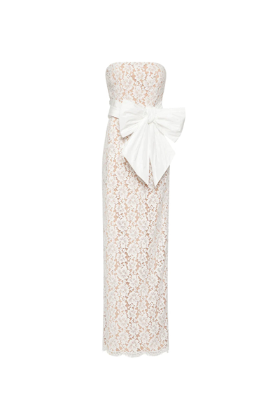 Shop Rebecca Vallance Floria Strapless Lace Gown