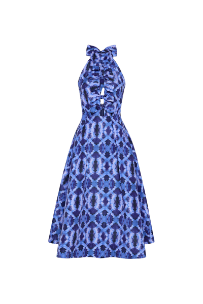 Shop Rebecca Vallance Shiloh Halter Midi Dress