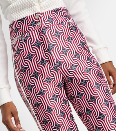 Shop Fusalp Celia Printed Soft Shell Ski Pants In Multicoloured