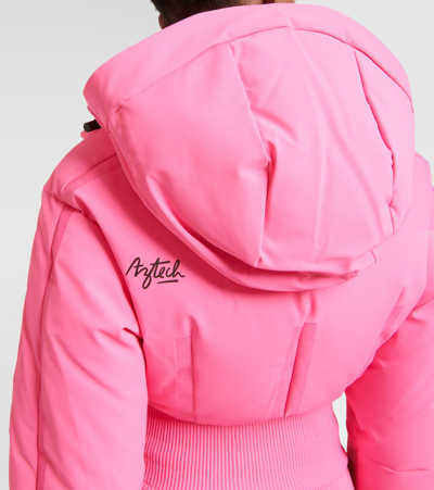 Shop Aztech Mountain Vertical Nuke Down Ski Jacket In Pink