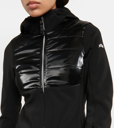 Jet Set Sundance Glam Padded Ski Jacket In Black