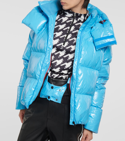Shop Perfect Moment January Duvet Ski Jacket In Blue