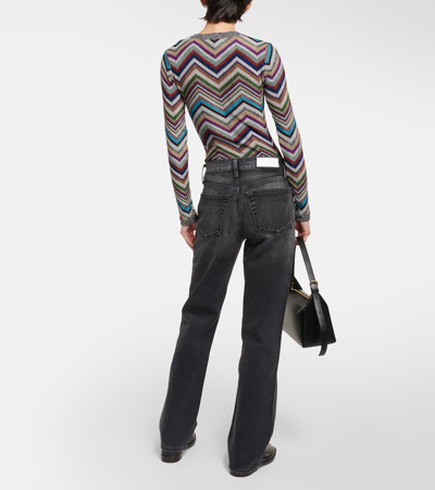 Re/done 90s Loose Fit High Waist Jeans In Black