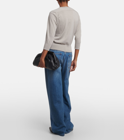 Loro Piana Piuma Cashmere Sweater In Neutrals