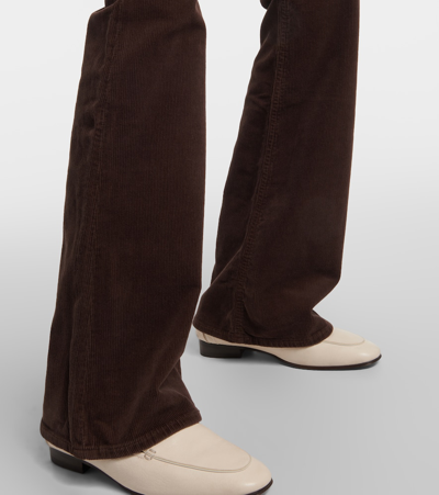 Shop Citizens Of Humanity Isola Corduroy Flared Pants In Brown