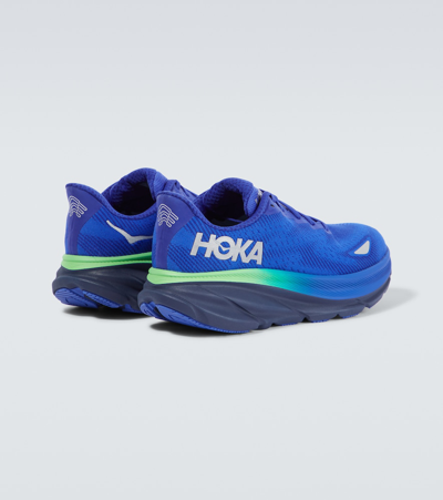 Shop Hoka One One Clifton 9 Gtx Sneakers In Blue