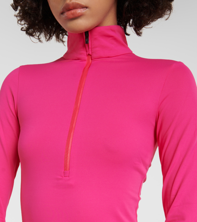 Shop Fusalp Gemini Half-zip Top In Pink