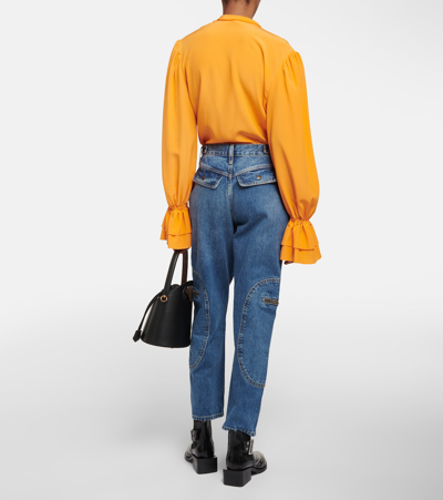 Re/done Racer Taper Speedway Jean In Blue