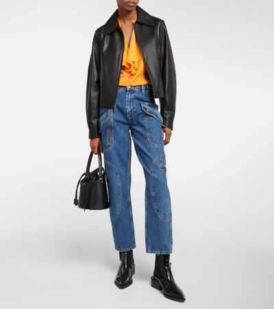 Re/done Racer Taper Speedway Jean In Blue