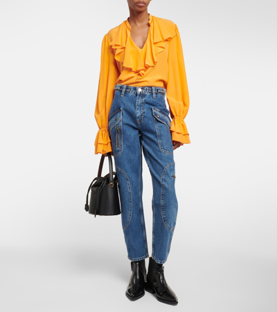 Re/done Racer Taper Speedway Jean In Blue