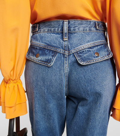 Re/done Racer Taper Speedway Jean In Blue