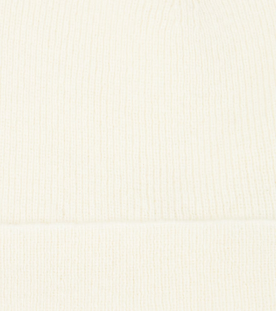 Shop Max Mara Teddy Bear Cashmere Beanie In White