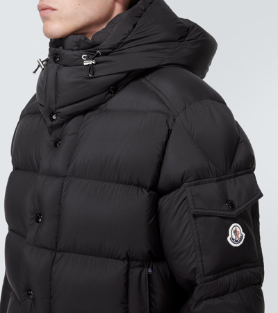 Shop Moncler Vezere Down Jacket In Black