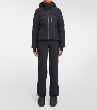 Shop Aztech Mountain Nuke Suit Down Ski Jacket In Black