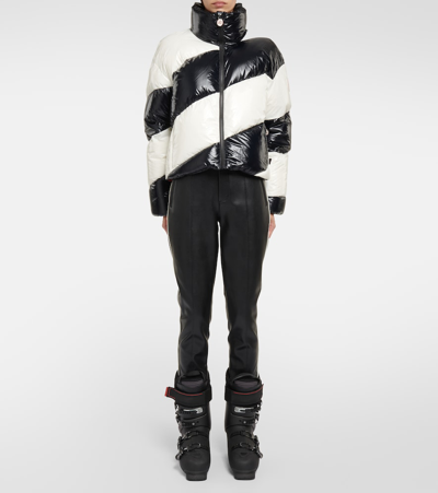 Shop Perfect Moment Super Mojo Iii Striped Ski Jacket In Multicoloured