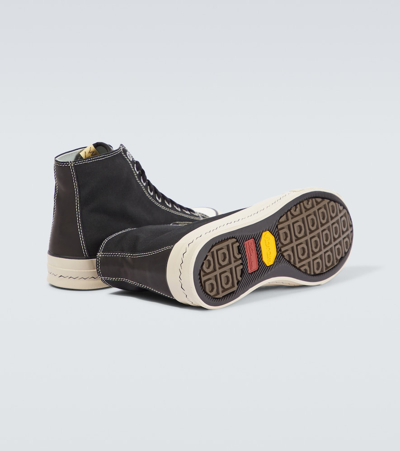 Shop Visvim Skagway High-top Sneakers In Black