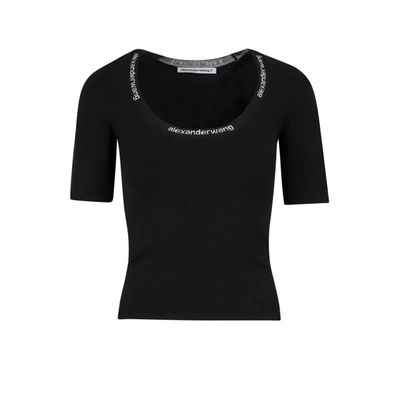 Shop Alexander Wang T By  T-shirt In Black