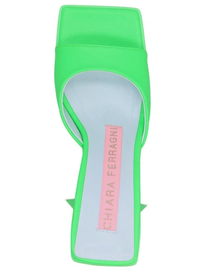 Shop Chiara Ferragni 'cf Star' Sandals In Green