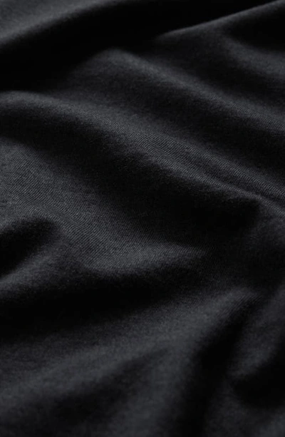 John Varvatos Crewneck Long Sleeve T-shirt In Black