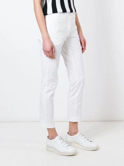 Shop Dondup Cropped Chino Trousers