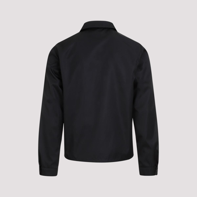 Shop Prada Recycled Polyamide Jacket In Black