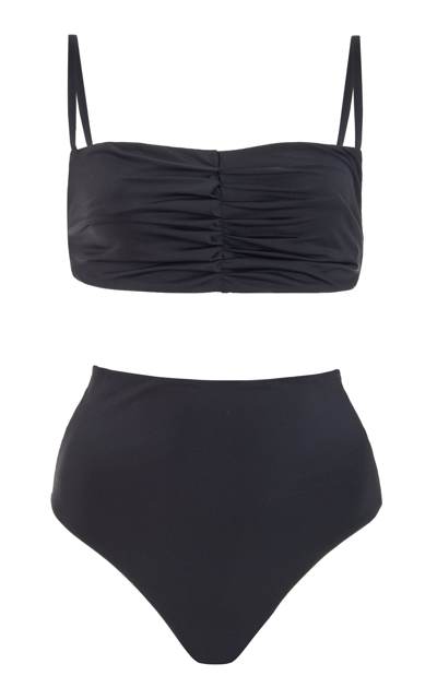 Shop Moré Noir Lara Bikini Set In Black