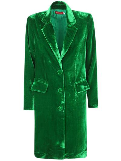 Shop Bianco Levrin Colette Coat In Green